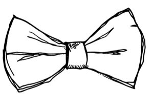 Illustration of a bowtie