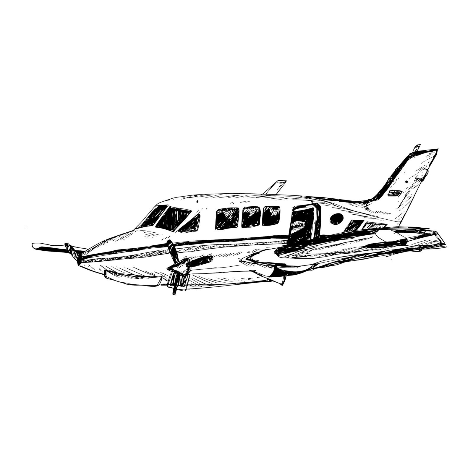 Plane to Saint Martin
